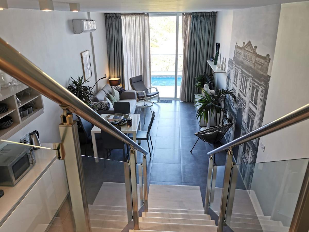 Duplex Maisonette With Heated P-Pool And Jacuzzi St. Julian's Exterior foto